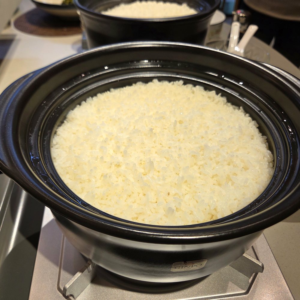 土鍋で炊いたごはん